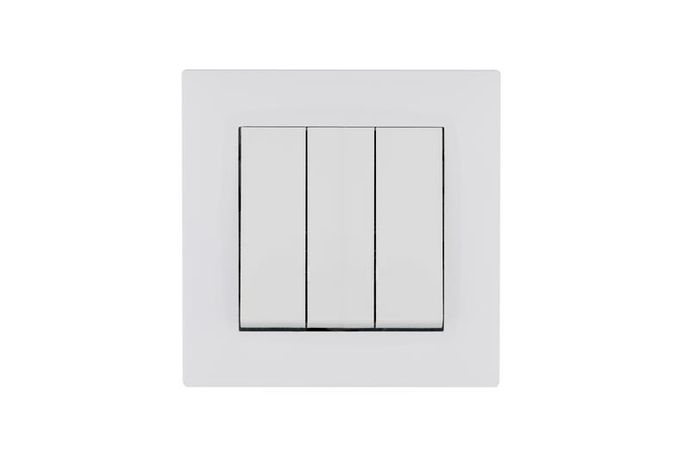 Выключатель 3-клав. 1 вход 3 выхода Karea RIZZ бел. Makel 88001091