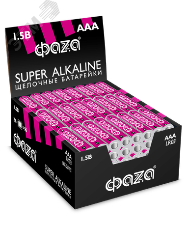 Элемент питания AAA ФАZА LR03 Super Alkaline Shrink-4 - 4897062854674 Jazzway