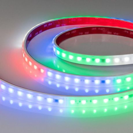 Лента светодиодная 17 Вт/м 24В RGBW 6000K IP20 168LED/м DMX-PS-B70-14mm SMD 5060 5 м герметичная - 056719 Arlight