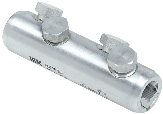 Гильза механическая АМГ 70-240 35кВ со срывными болтами алюм. IEK UZA-29-S70-S240-35-1 IEK (ИЭК) арт. UZA-29-S70-S240-35-1