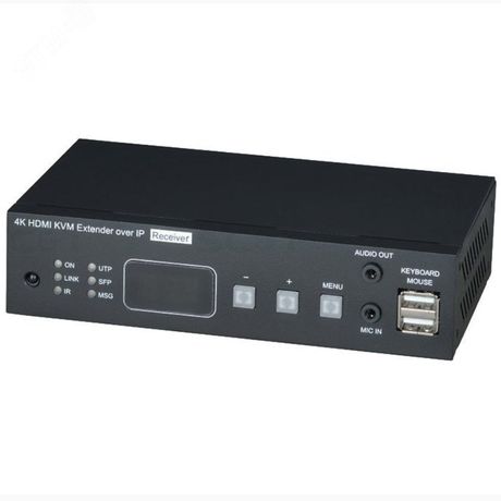 Приемник KVM HKM02BR-4K HDMI (14 до 4K (30Гц) USB аудио RS232 и ИК сигналов по Ethernet 150м кат.5E/кат.6 SC&T 12723 sct1181 SC&T арт. 12723