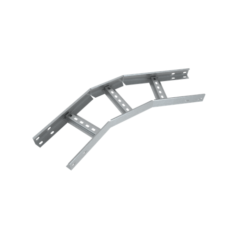 Угол лестничный горизонтальный 45 град 100х600х1,5 мм "Быстрый монтаж" HD | LGLS45-100-600-1.5 КМ-профиль LO0079