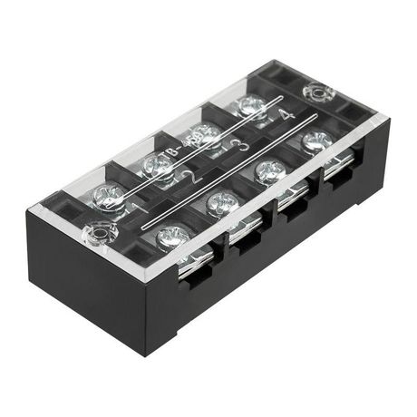 Блок зажимов клеммный БЗН ТВ-4504 4.0кв.мм 45А 4 пары Rexant 11-2152 MEET