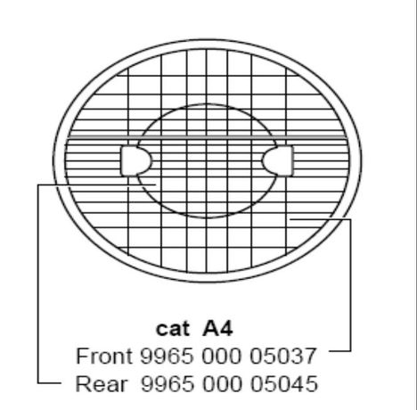 Аксессуар MVF403 FRONT REFLECTOR ASSY CAT A4 Philips 996500005037 / 872790013980800