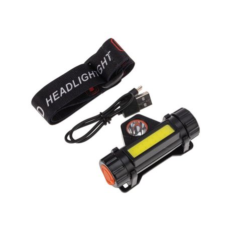 Фонарь налобный NEW AGE, 3 режима, поворотный, сверхлегкий, с магнитом - 75-7839 MEET