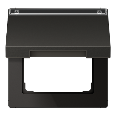 Крышка откидная с возвратной пружиной и полем для надписи 12×15 мм; антрацит | AL2990NAKLAN Jung