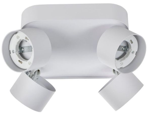 Светильник 4044 накладной потолочный под лампу 4хGX53 белый IEK - LT-UPB0-4044-GX53-1-K01