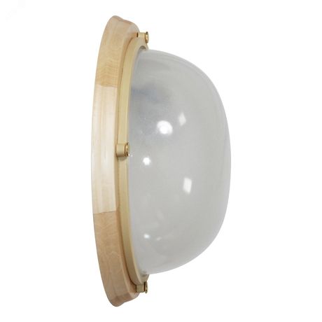 Светильник НББ 03-100-009 "Терма 1101" IP65 кругл. большой матов./корпус дерево липа (инд. упак.) Элетех 1005501026