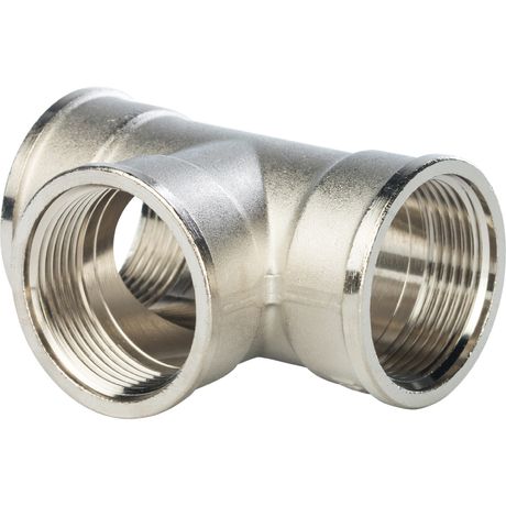 Тройник ВВ никелированный 1'1/4 - SFT-0020-000114 STOUT RG008Q0QT0517P