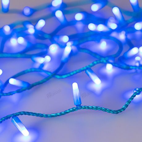 Светодиодная гирлянда ARD-STRING-CLASSIC-10000-BLUE-100LED-MILK-STD Blue (230V, 7W) (Ardecoled, IP65) | 031198 Arlight
