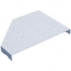 Крышка переходника правого 50-200 | KPD50-200-R КМ-профиль LO11767