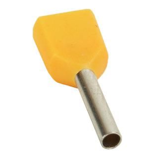 Наконечник штыревой втулочный под два провода НШвИ2 OptiKit T-Shv2-PVC- 1.0-8 (уп.100шт) КЭАЗ 278045