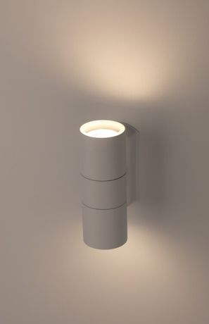 Декоративная подсветка WL28 WH 2*GU10 MAX35W IP54 белый | Б0034632 ЭРА