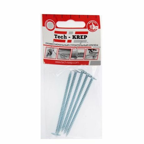 Саморез ШСММ 4,2х75 (5 шт) - пакет ( 0,028 кг) | 102394 Tech-KREP