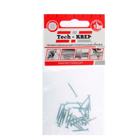 Саморез ШУц 2,5х25 пот. гол. (25 шт) - пакет ( 0,015 кг) | 102407 Tech-KREP