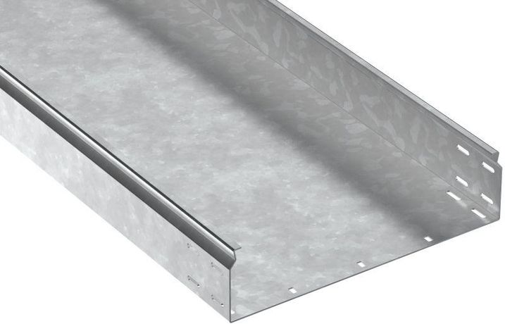 Лоток листовой неперфорир. 100х400 L2500 сталь 1.5мм HDZ ESCA 7 IEK CLN10-100-400-150-D25-HDZ