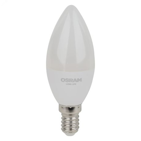 Лампа светодиодная свеча LED 7Вт Е14 6500К 600Лм 170-250В (замена 60Вт) OSRAM - 4099854186301
