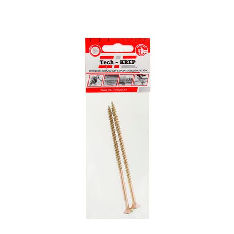 Саморез ШУж 6,0х120 пот. гол. (2 шт) - пакет ( 0,03 кг) | 102525 Tech-KREP