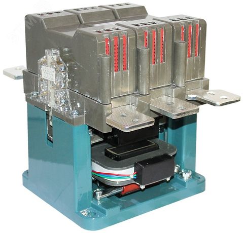 Пускатель электромагнитный ПМ12-630100 УХЛ4 В, 220В/50Гц, 4з+2р, 630А, нереверсивный, без реле, IP00 - ET516462 Электротехник