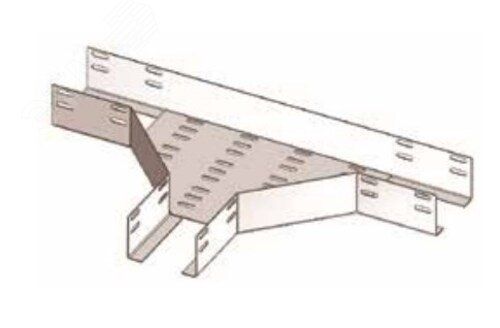 Лоток тройниковый перфорированный ОТ 300х65 УТ1,5 оцинкованный лист S1,5 - П0000004389 Завод ЭМИ Курган 2332