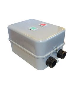 Пускатель электромагнитный ПМ12-040160 У3 В 40А 220В/50Гц 1НО IP40 нереверсивный без реле корпусе с кнопками ПУСК + СТОП Электротехник ET000259