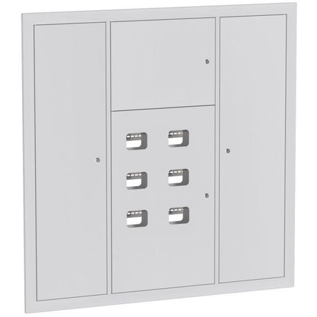 Устройство этажное распределительное встроенное типа УЭРВ 6 кв. (1300х1300х150) |uerv-6-1300-1300| EKF