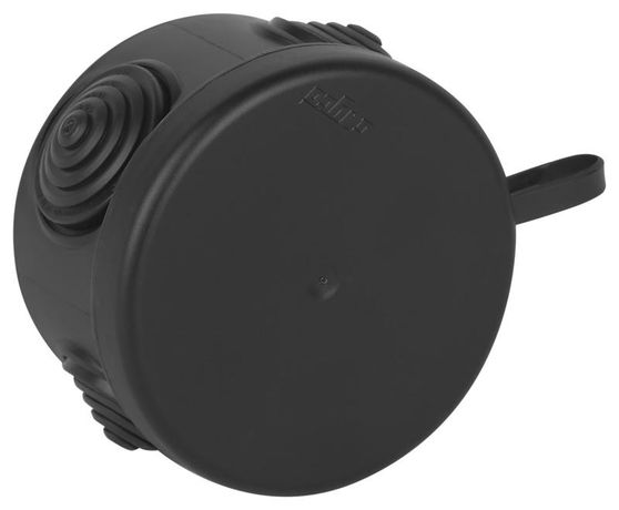 Коробка распределительная для открытой проводки 60x40 мм черная IP55 - 67010МЧ TYCO