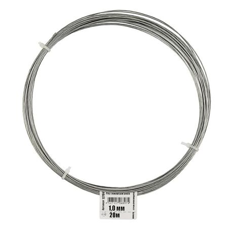 Трос для растяжки 1.0мм DIN 3055 стальной (уп.20м) Tech-Krep/Zitar 127840