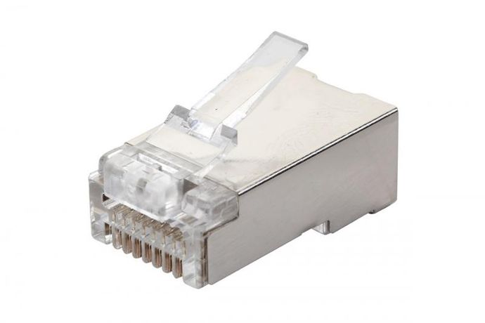 Вилка RJ45 Q-PLUG, категория 5e, FTP, для полевой установки, без цвета, упаковка 50 штук, | 13A-F5-11WT Eurolan