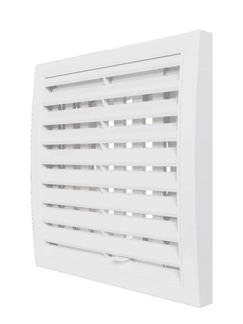 Решетка вентиляционная регулируемая 150х150 с фланцем D100 ERA 1515RRP10F ЭРА