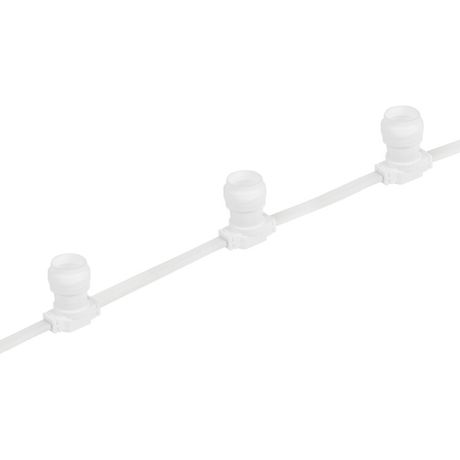 Гирлянда "Белт Лайт" 2жил. шаг 20см 500 патронов E27 1320Вт IP65 влагостойкая провод бел. (уп.100м) Neon-Night 331-254