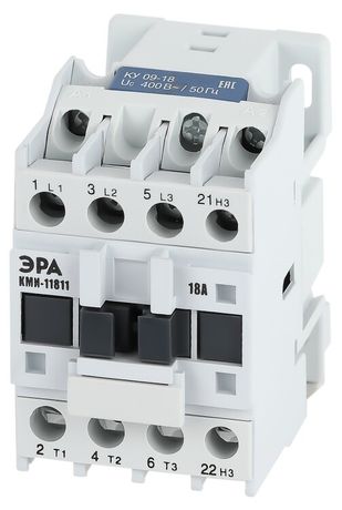 Контактор PRO KKM11-018-400-01-E КМИ-11811 18А 400В/АС3 1НЗ | Б0050434 ЭРА