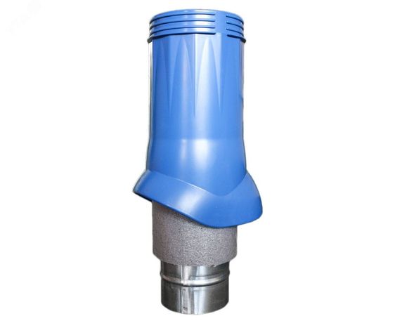 Выход вентиляционный пластиковый изолированный D125/160, цвет Blue - 00-99004524$VWO 125-160 ЭРА VWO
