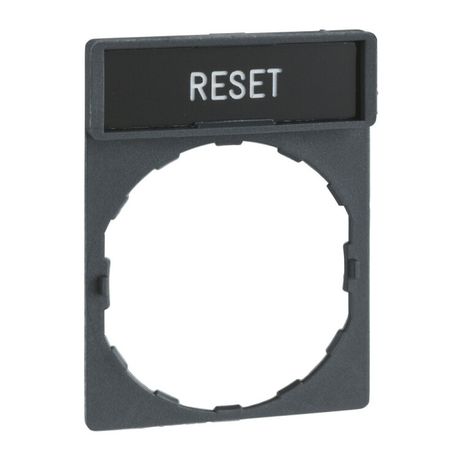 Маркировка 30х40мм с текстом 8х27мм "RESET" SchE ZBY2322 APC