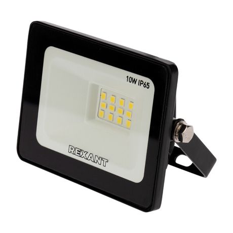 Прожектор светодиодный 10 Вт 200–260В IP65 800 лм 6500 K холодный свет | 605-001 Rexant MEET