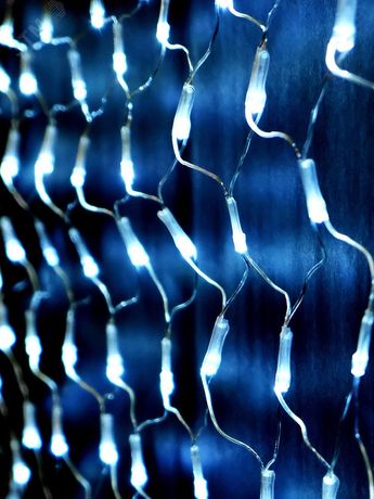 Электрогирлянда Сетка 300LED уличная белая - 4610003328597 Jazzway