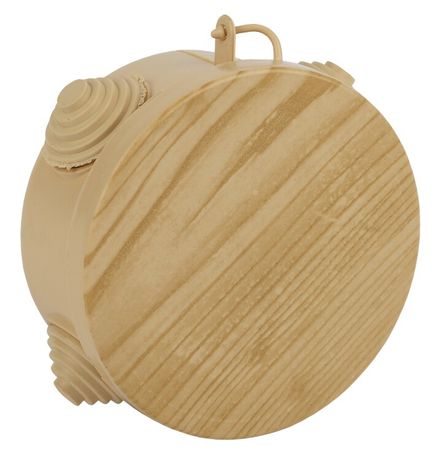 Коробка распределительная открытой установки КОР (сосна) 65х40мм с гермовводами 4 вх. IP54 (60/1800) | Б0043231 ЭРА