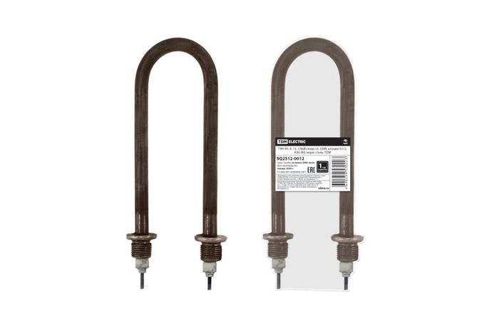 ТЭН-45, А, 12, 1,0кВт, вода (J), 220В, штуцер G1/2, R30, Ф2, нерж. сталь, | SQ2512-0012 TDM