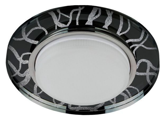 Светильник точечный встраиваемый под лампу DK80 13Вт GX53 белый/черный | Б0019575 ЭРА