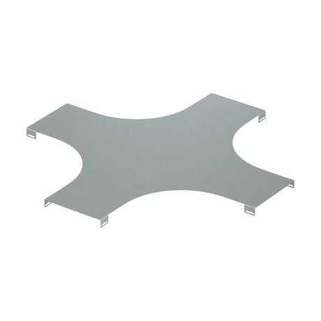 Крышка на Ответвитель Х-образный, осн.300, R900, в комплекте с крепежными элементами и соединительными пластинами, необходимыми для монтажа, цинк-ламельная - LK3009KZL ДКС