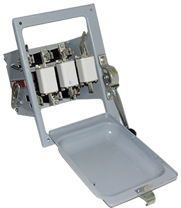 Блок с предохранителем-выключателем БПВ-2У3, 250А, стальные держатели, ПН2-250 (сталь) - ET520937 Электротехник