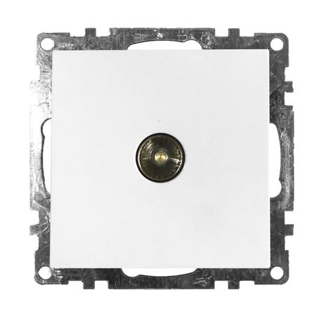 Розетка телевизионная 1-местная (механизм), серия Катрин, GLS00-7108-01, белый | 39306 STEKKER FERON