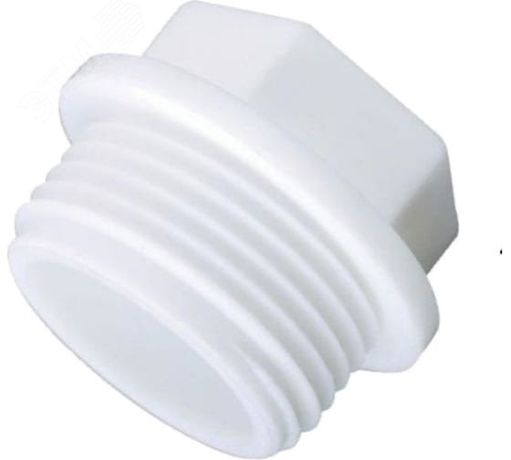 Заглушка резьбовая 20 х 1/2 полипропиленовая PPR белая - 00000012203 VALFEX 10163020