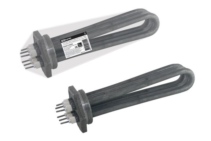 ТЭНБ-3,0кВт, вода (P), 220В (ТЭН-54, В, 13, 1,0кВт), уст.длина 270 мм, фланец G2,5, угл. сталь, | SQ2512-0029 TDM