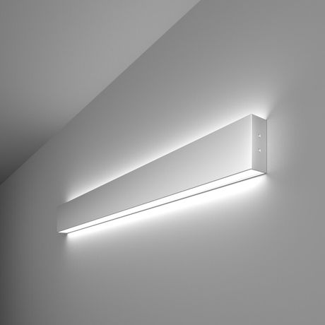 Светильник светодиодный накладной линейный двусторонний 78см 30W 6500K матовое серебро (101-100-40-78) | a041479 Elektrostandard