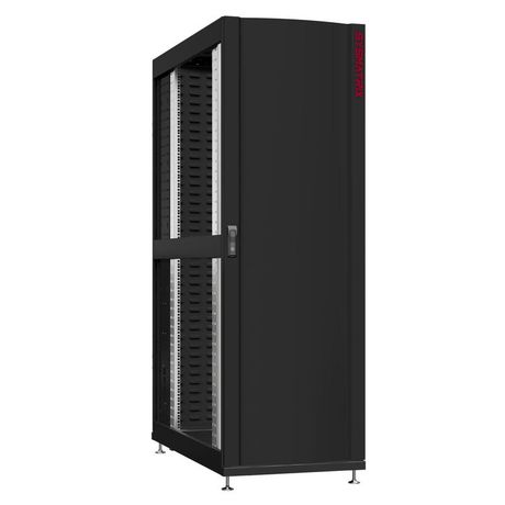 Шкаф серверный 48U 600х1200 передняя дверь: одностворчатая глухой металл IP51. задняя протект IP41. боковые панели: без. цвет: черный RAL9005 - NS 6248.9260 SYSMATRIX