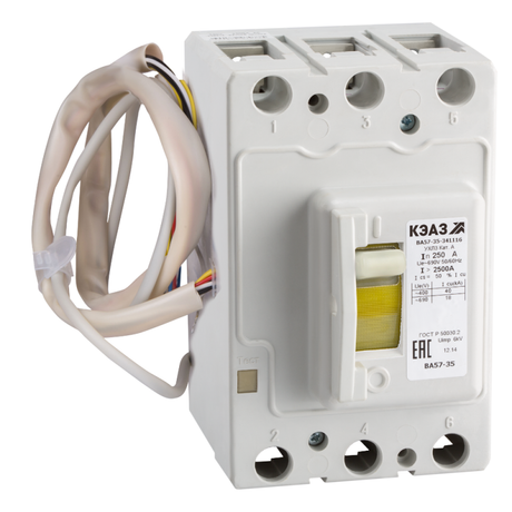 Выключатель автоматический 160А 1600Im ВА57-35-341116 УХЛ3 690В AC КЭАЗ 271324