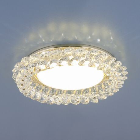 Светильник точечный встраиваемый 1063 GX53 GD/CL золото/прозрачный | a034168 Elektrostandard