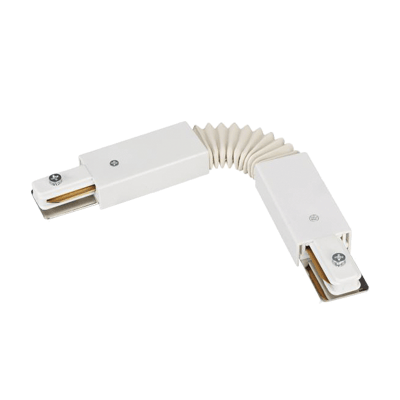 Коннектор шинопровода гибкий FC-1W-TL белый серии TOP-LINE | 4690612029382 IN HOME