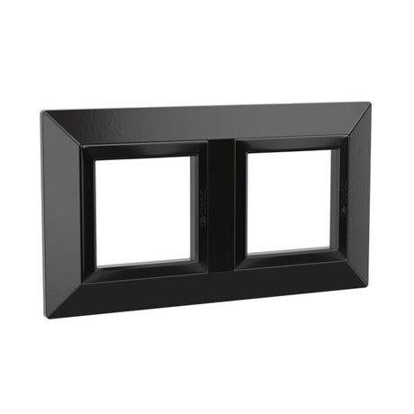 Рамка из металла, "Avanti", черная, 4 модуля | 4402854 DKC ДКС